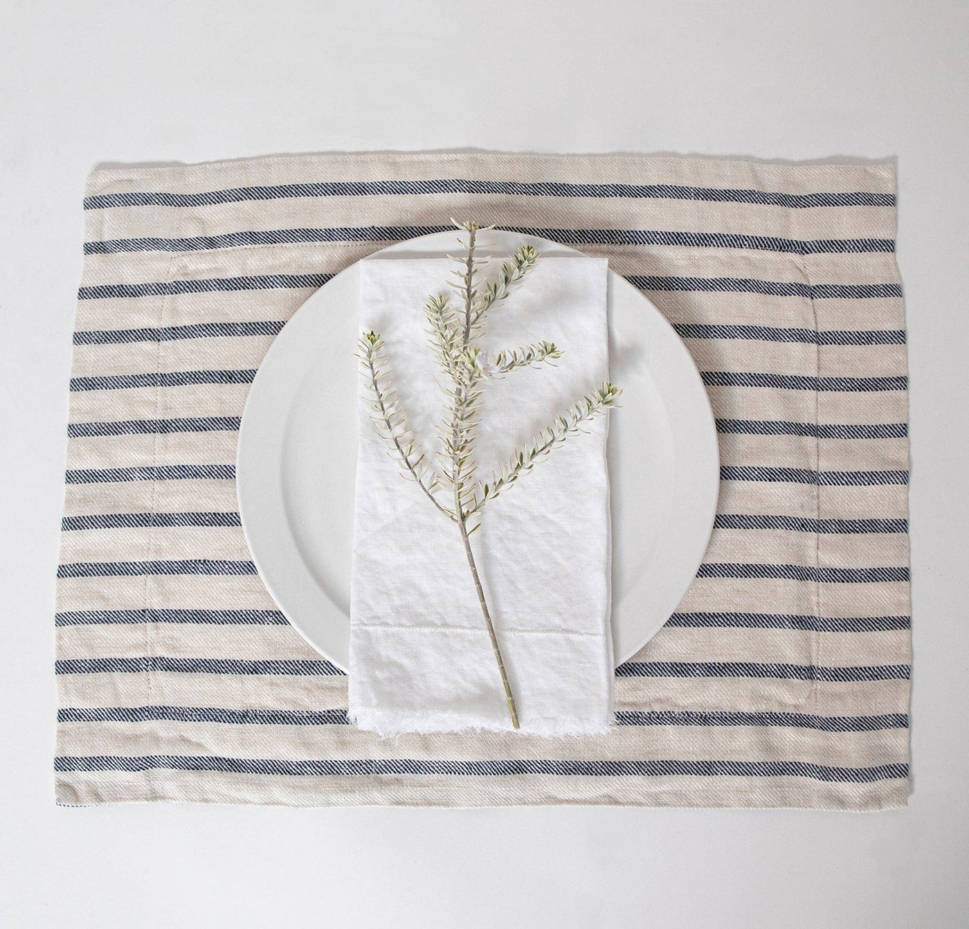 100% Pure Linen Table Runners & Placemats | by Rough Linen