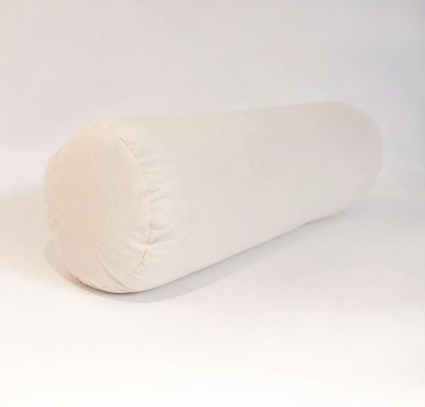 Wool Bolster Pillow - Rough Linen