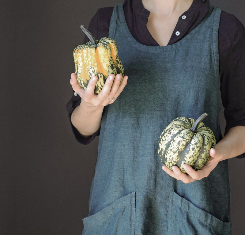 Limited Edition Bella Linen Pinafore-Apron