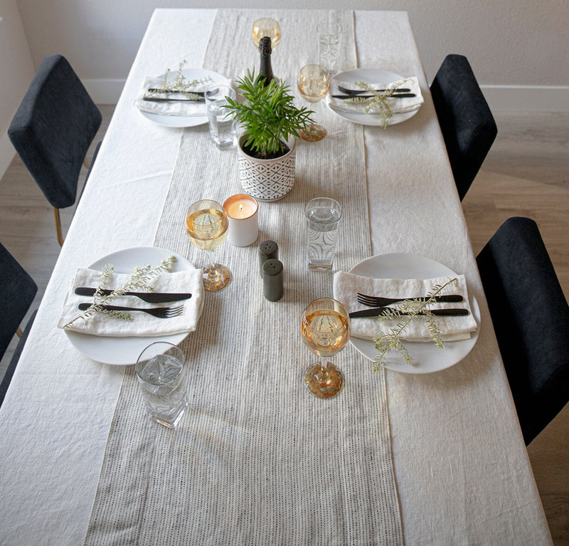 Birch Linen Table Runner