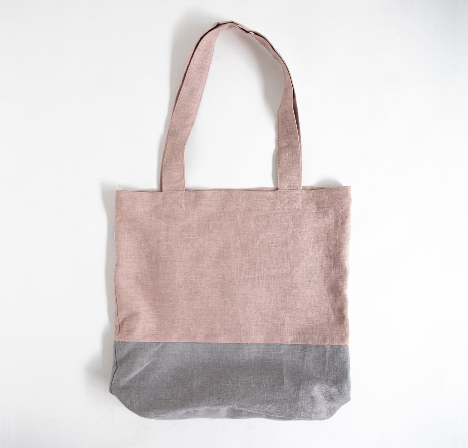 Linen Bag | Linen Tote Bags in Ash Rose | MagicLinen