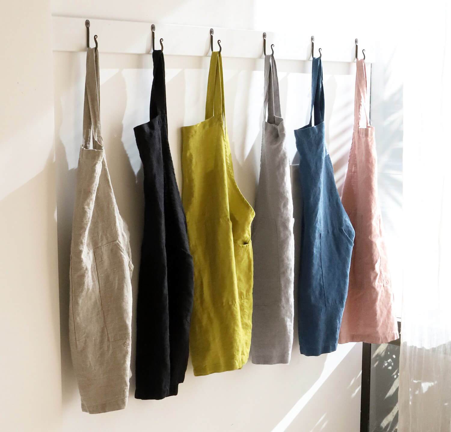 The Easy Linen Pinafore-Apron