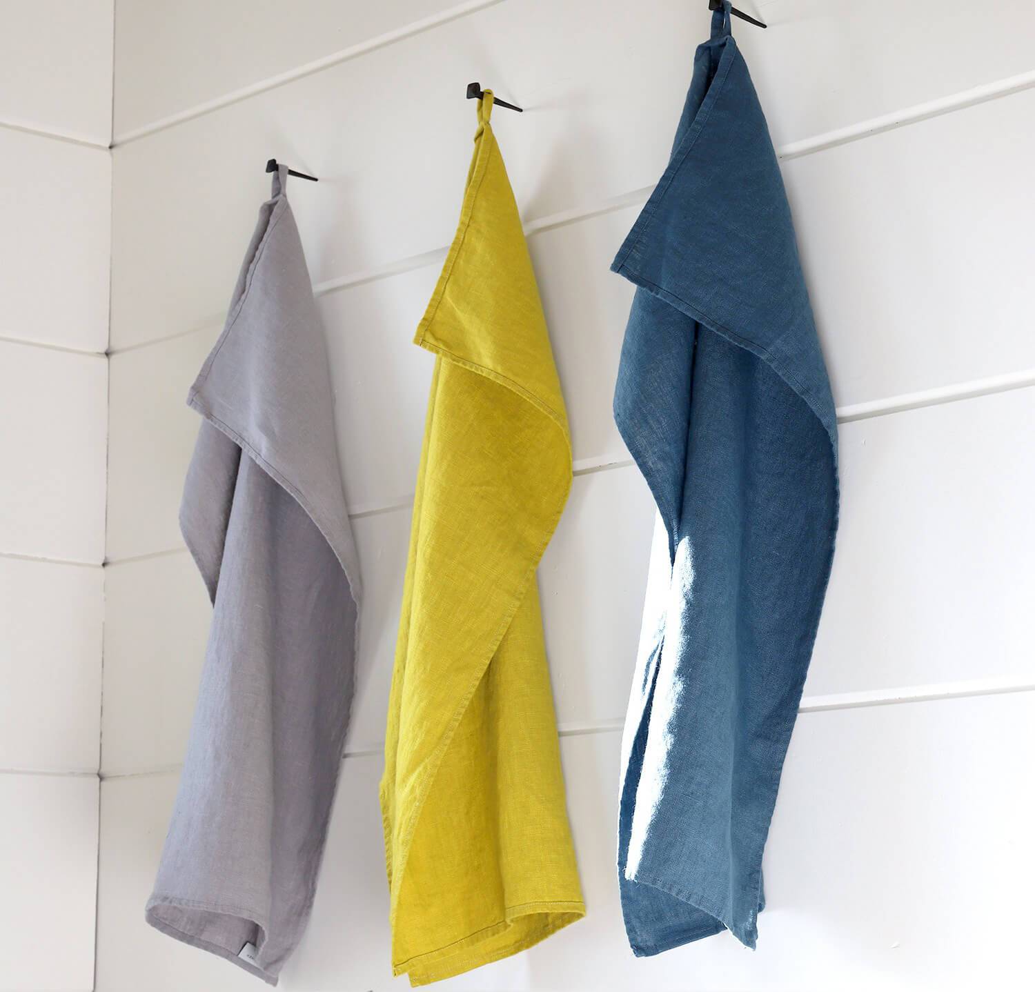 Best Linen Kitchen Towels Set | by Rough Linen Combination
