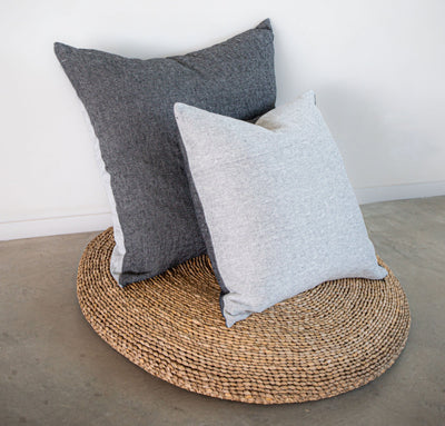 Linen Twill Square Throw Pillow Cover | Final Sale