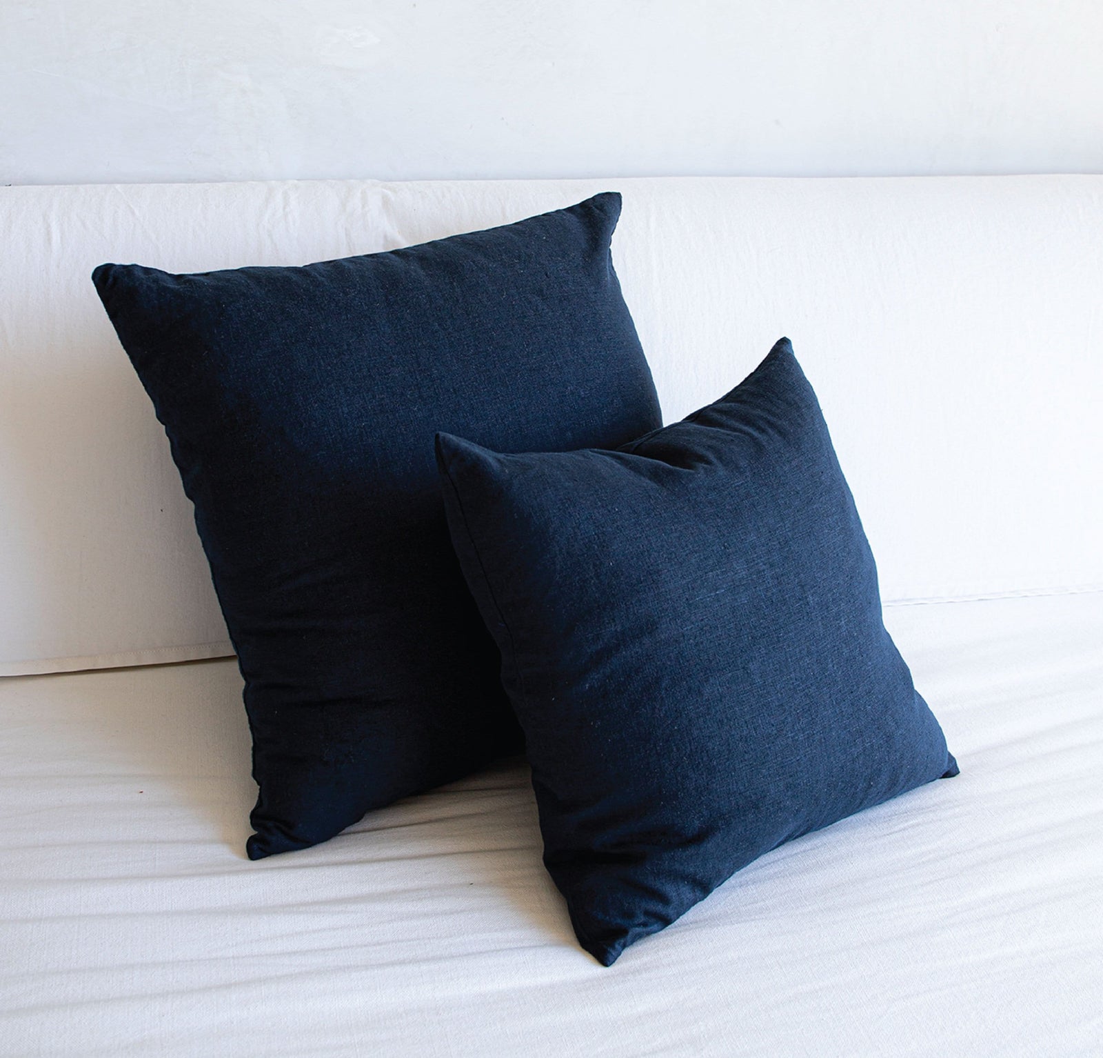 St. Barts Linen Square Throw Pillow Cover | Final Sale