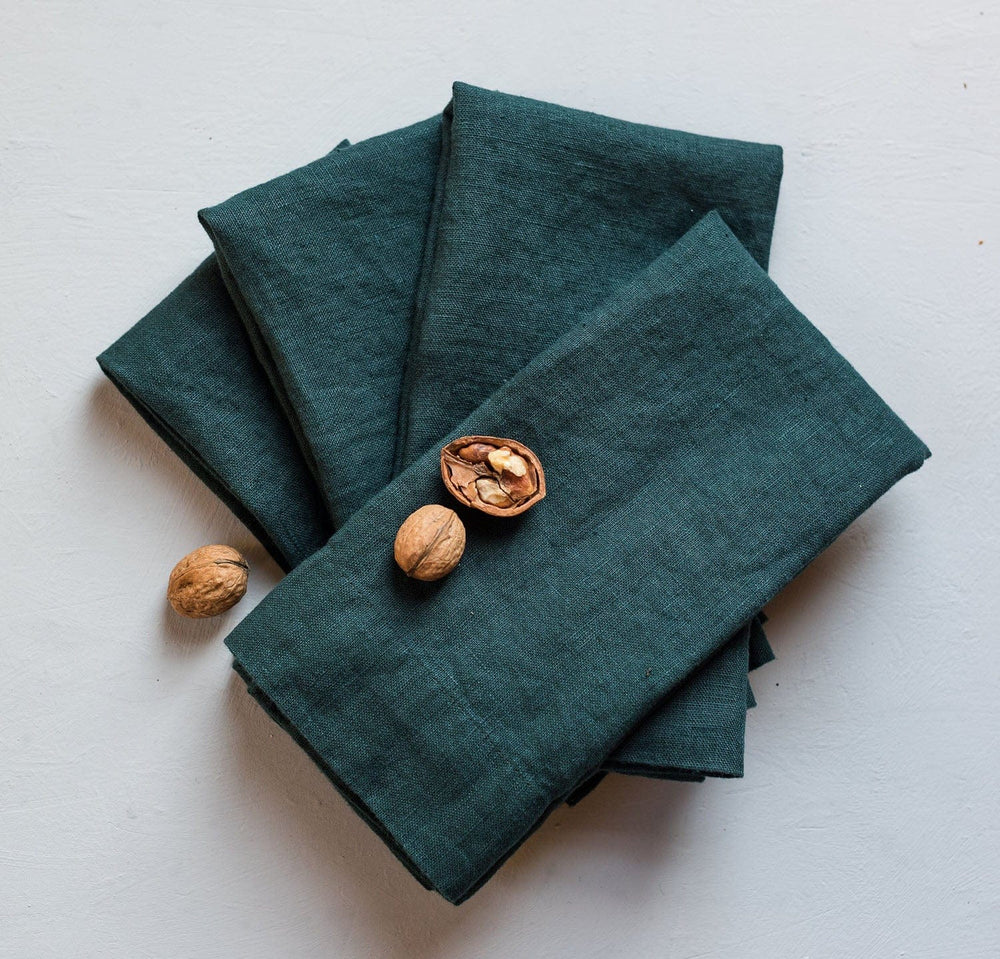 100% Pure Linen Napkins | by Rough Linen