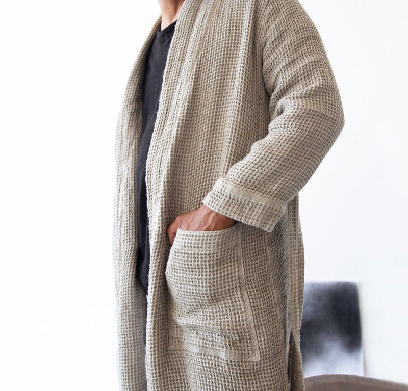 Beautiful 100 Linen Bath Robes Made in USA by Rough Linen