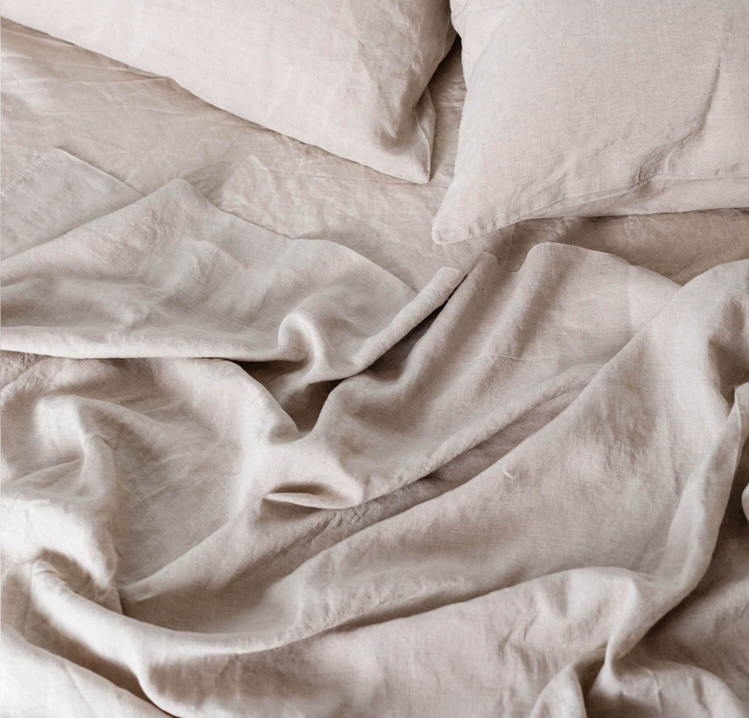 Rough Linen | Queen Linen Bedding Makeover Set