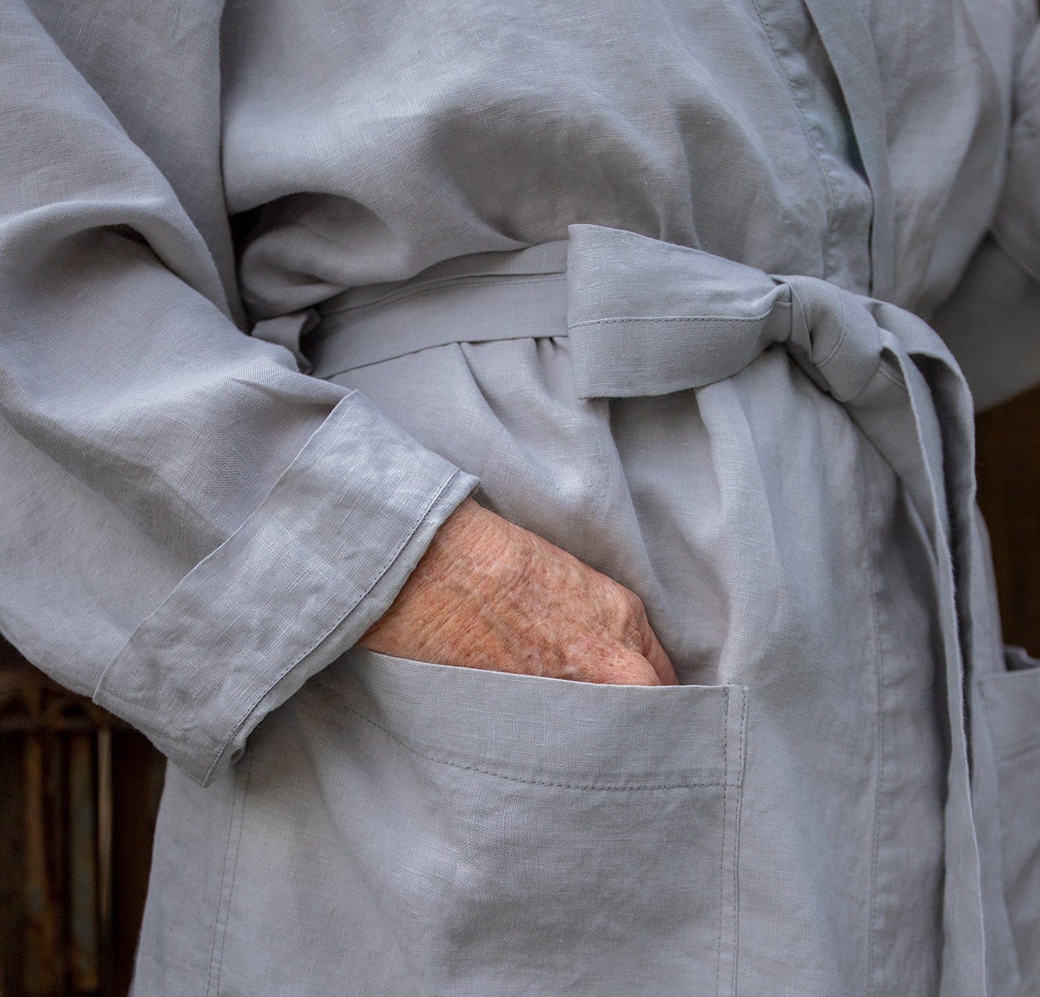 Smooth Linen Robe
