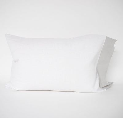 Smooth Bordered Linen Pillowcase