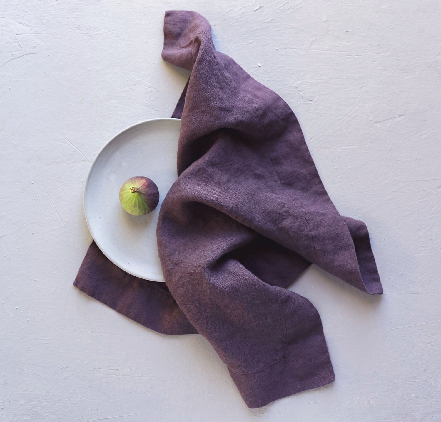 Smooth Linen Napkin Set (Choose 4 or 6) - Rough Linen