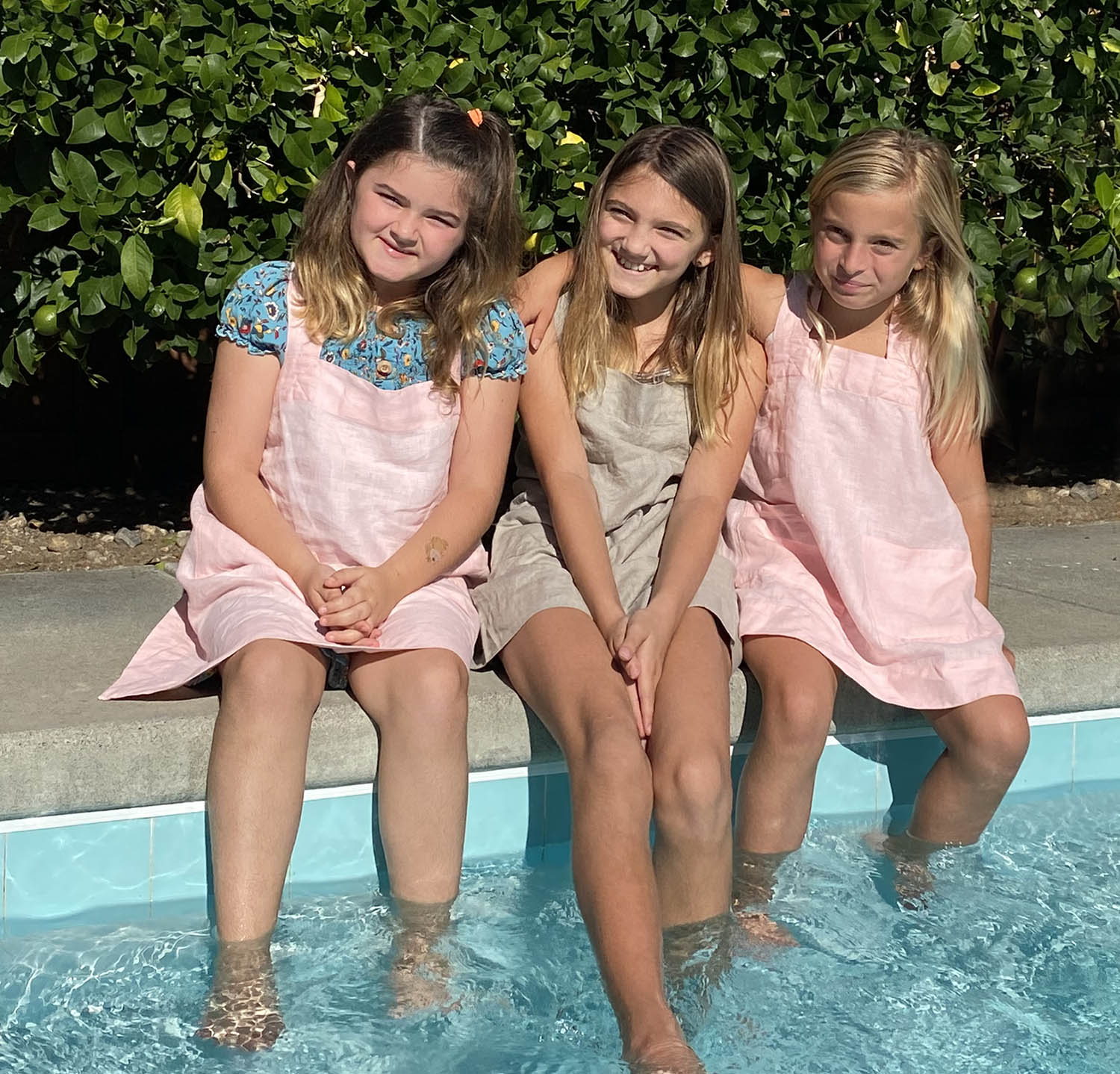 Child's Linen Pinafore-Apron