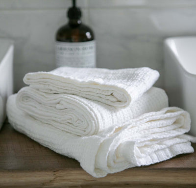 Waffle Linen Towel Set
