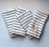 French Stripe Linen Napkin Set (Choose 4 or 6)