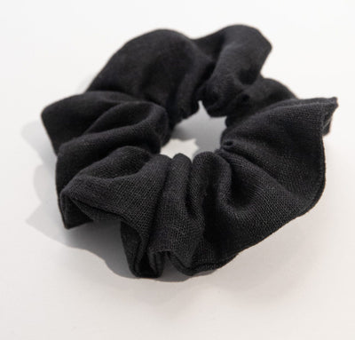 Linen Hair Scrunchies (Set of 3)