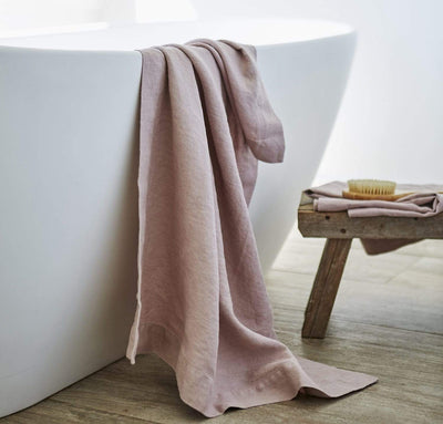 Heavy Weight Linen Bath Towels Various Colours: Linen Towel Set