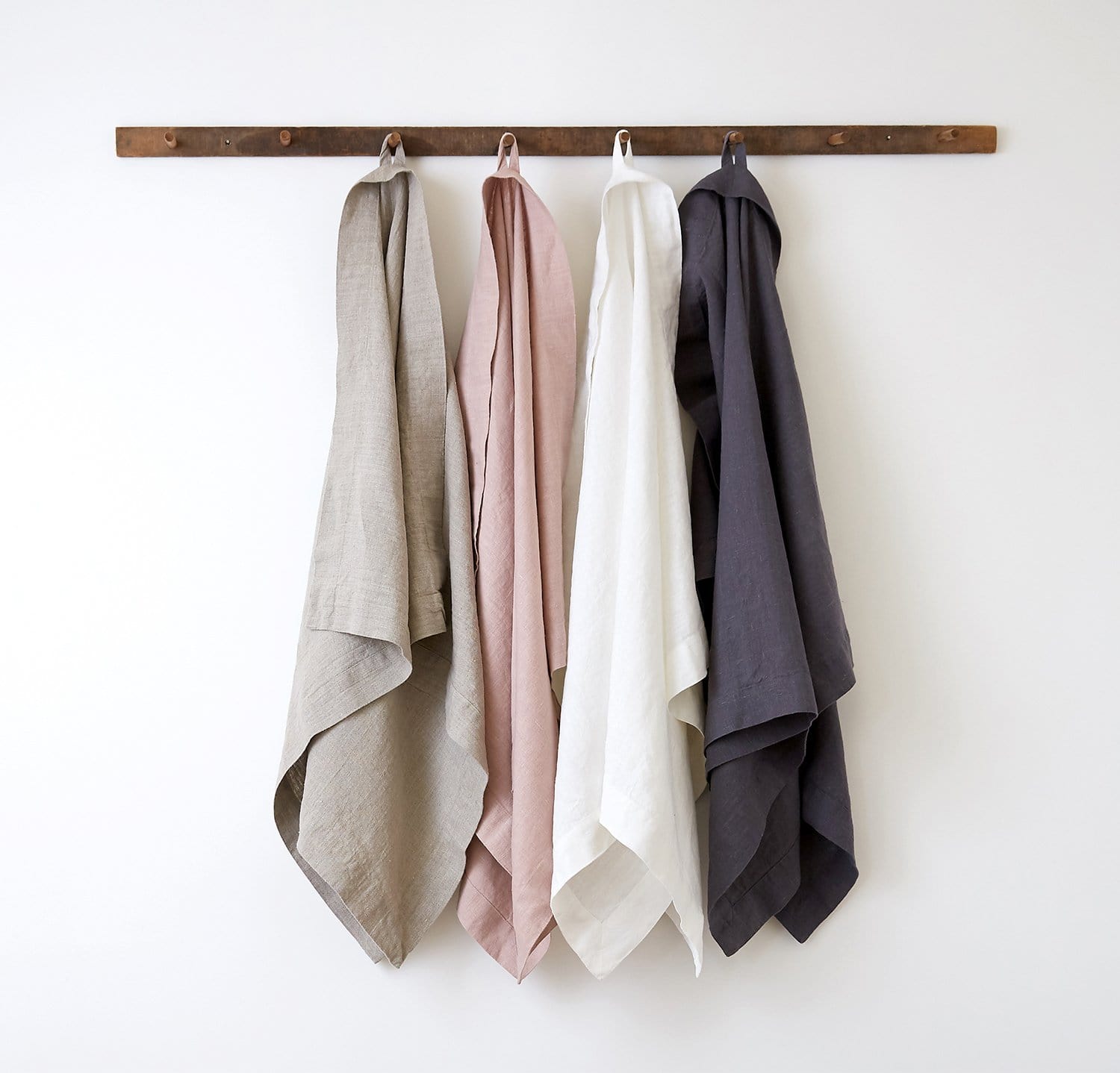 Rough Linen | Orkney Linen Wash Cloths Trio | Dusk