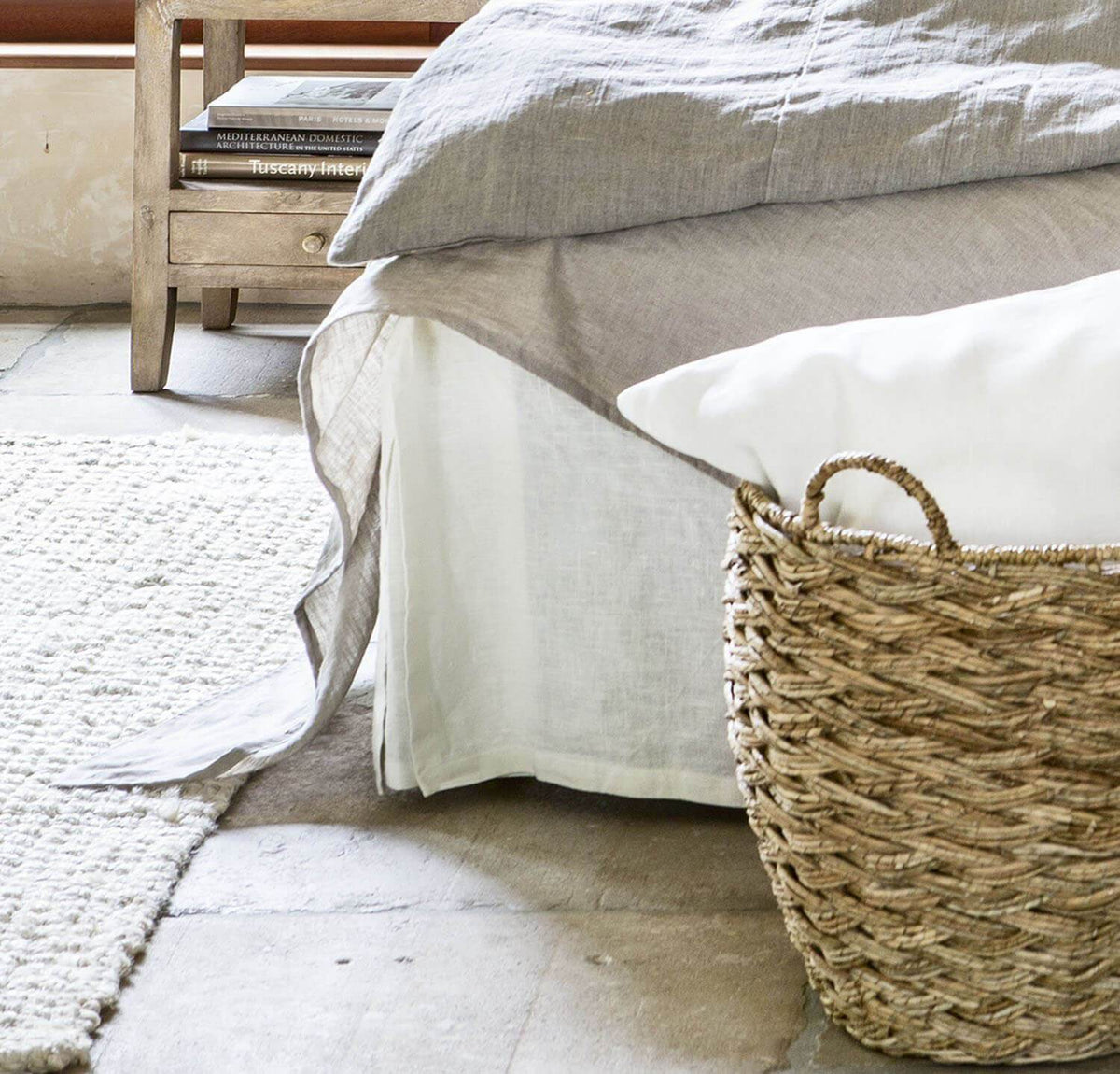 Best Linen Bedskirt by Rough Linen
