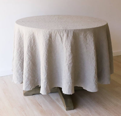 Orkney Linen Round Tablecloth