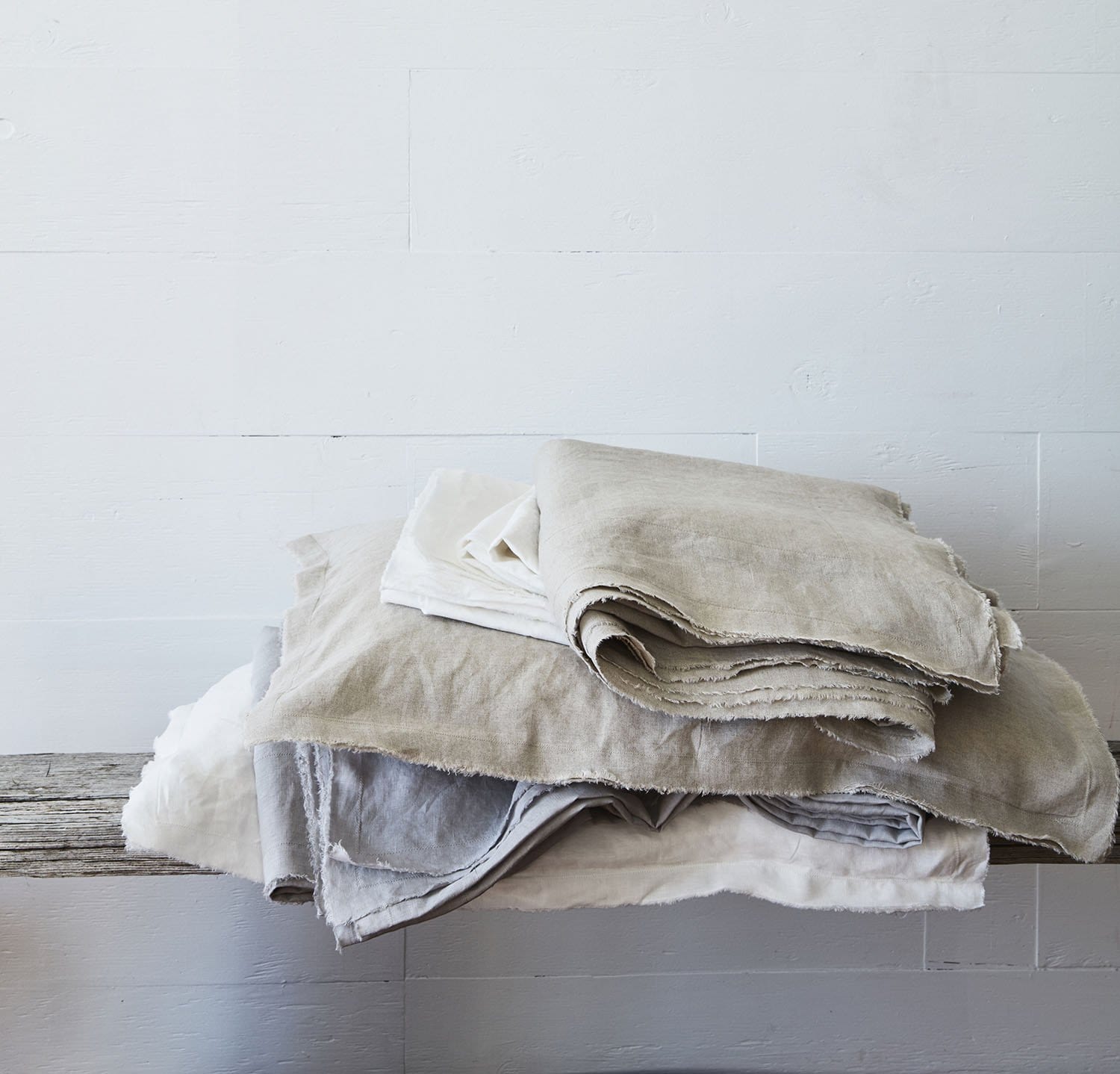 Rough Linen | Queen Linen Bedding Makeover Set