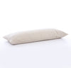 100% linen body pillow case mid-weight St. Barts linen fabric un-dyed natural taupe beige color