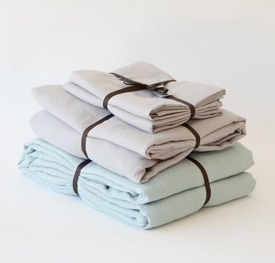 Linen Summer Bedding Set (Smooth & St. Barts)