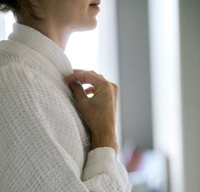 Waffle Linen Robe